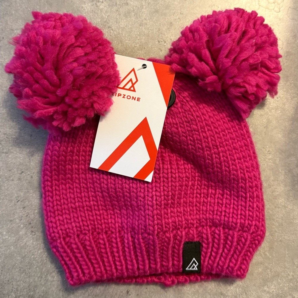 Ripzone toddler double Pom Pom toque